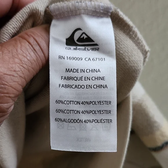 Quiksilver Great Otway Striped Hoodie – Men's XL Gorpcore Surf Style - Picture 6 of 7